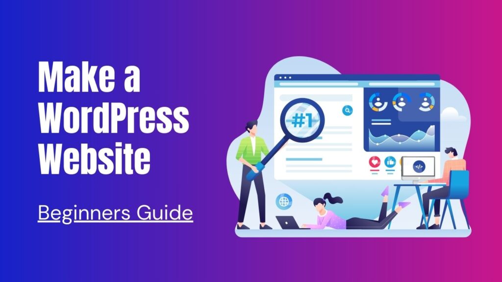 Build a WordPress website from scratch – step-by-step overview table
